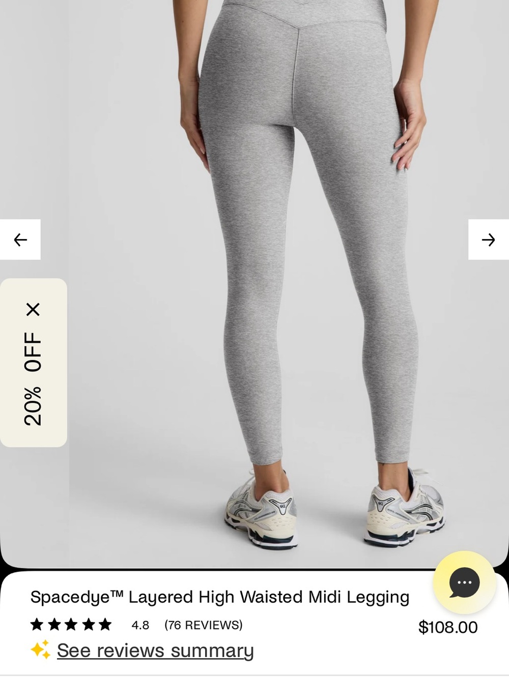 Beyond Yoga Grey Matching Set - Picture 3 of 4